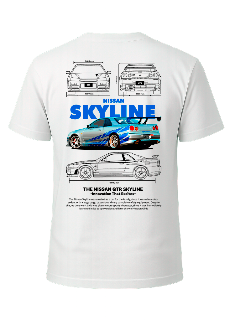 Camiseta Nissan Skyline R34