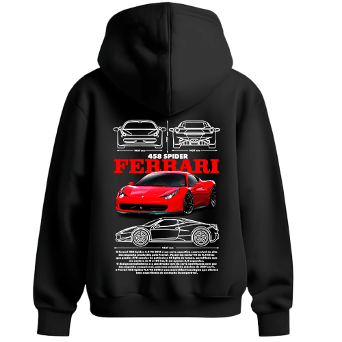 Moletom Ferrari 458 Spider