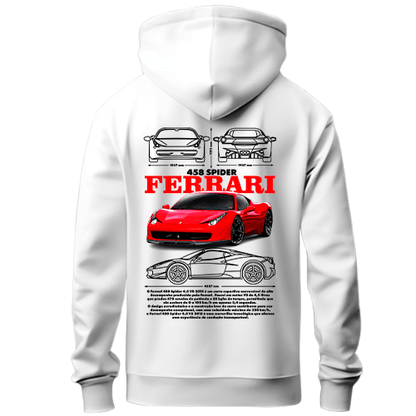 Moletom Ferrari 458 Spider