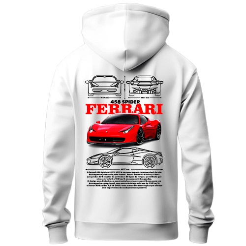 Moletom Ferrari 458 Spider