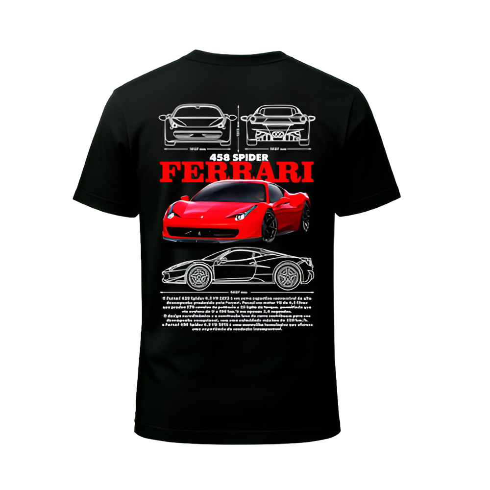 Camiseta Ferrari 458 Spider